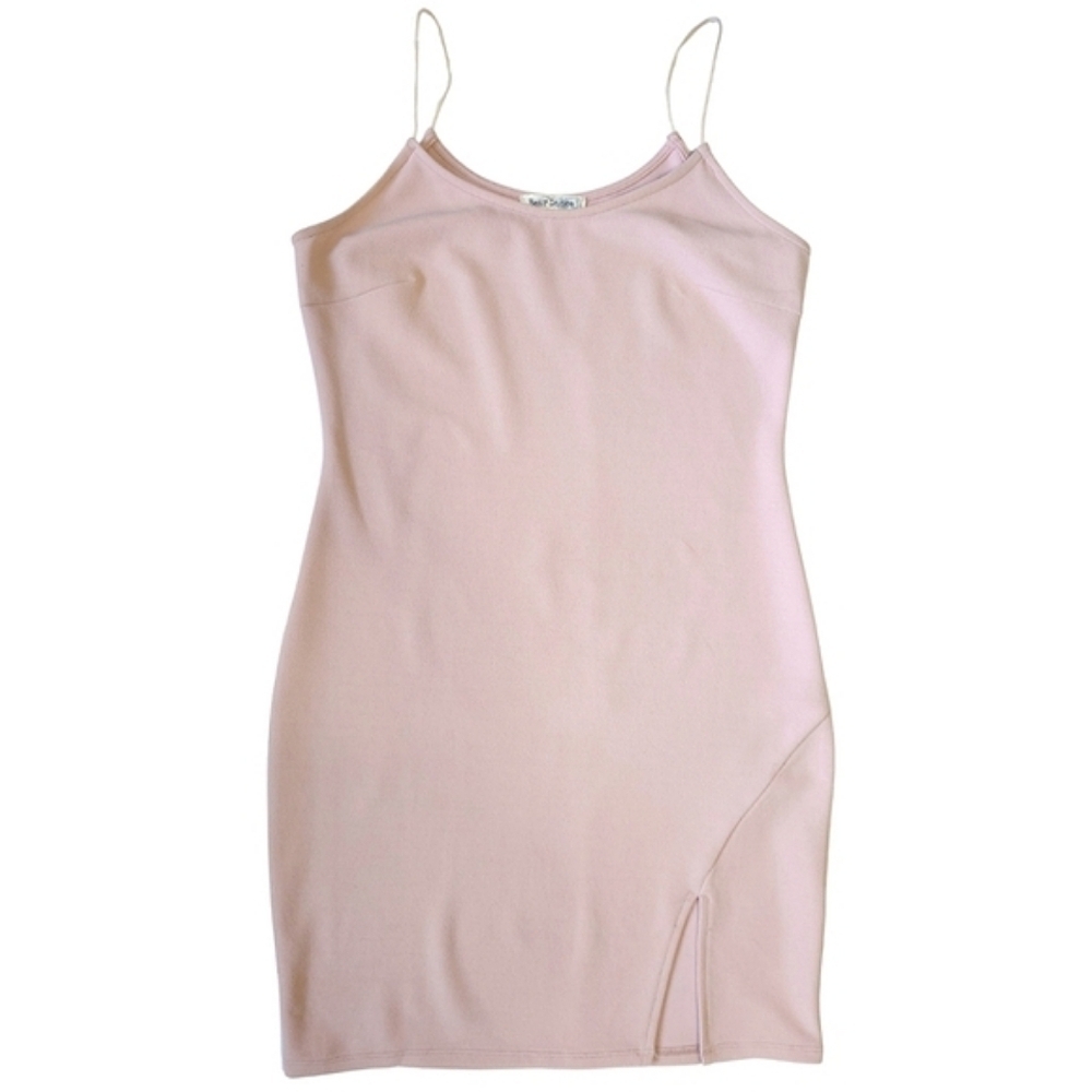 Bear Dance Nude Pink Bodycon Dress Size Large